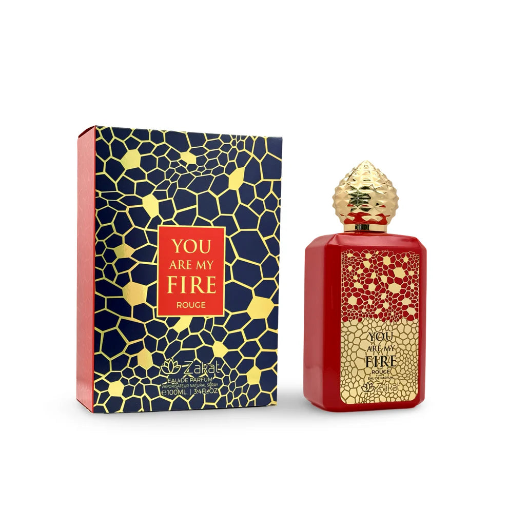 YOU ARE MY FIRE ROUGE UNISEX - EDP 100ML (3.4oz) BY ZAKAT