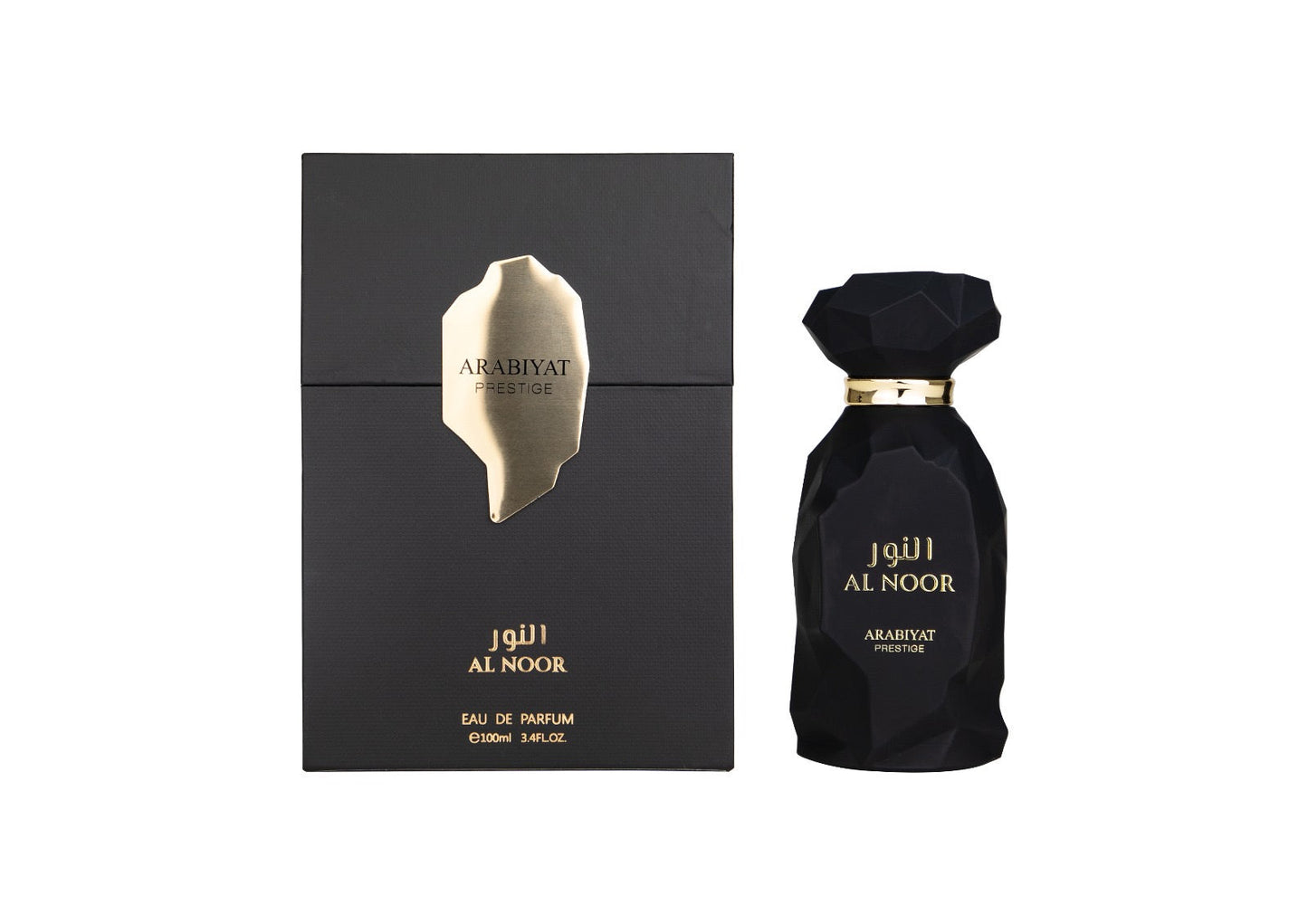 Al Noor Eau de Parfum - 100ML (3.4oz) | Unisex Perfume by Arabiyat Prestige | Warm Spicy, Woody & Gourmand Scent | Long-Lasting Niche Fragrance for Men & Women